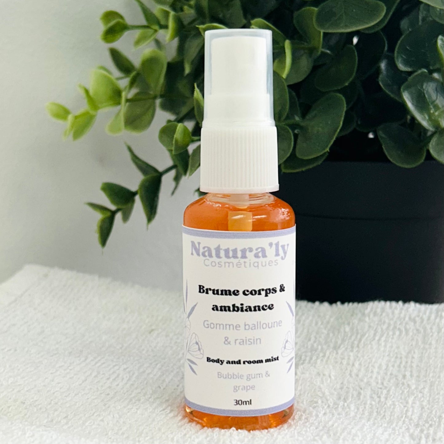 Brune gomme balloune & raisin