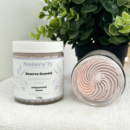 Beurre fouetté gomme balloune raisin🍇