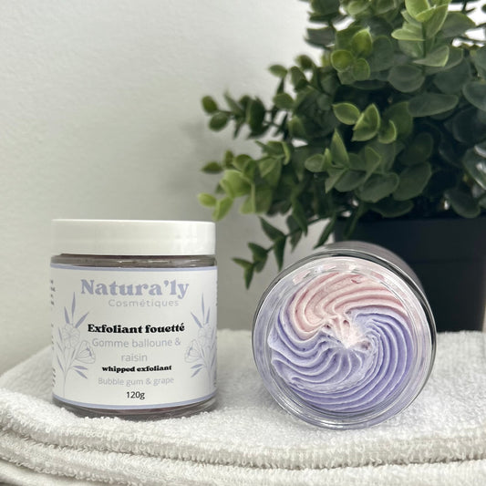 Exfoliant fouetté gomme balloune raisin🍇