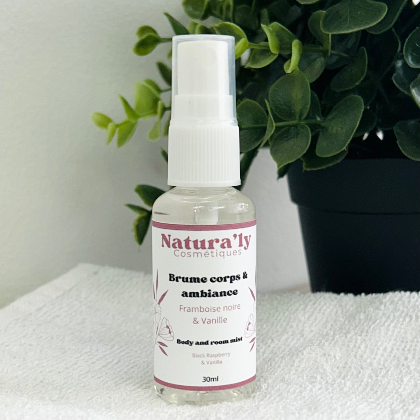 Brume framboise noire & vanille
