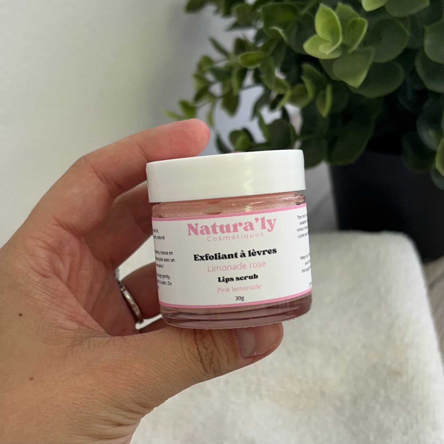 Exfoliant à lèvre limonade rose 🍋