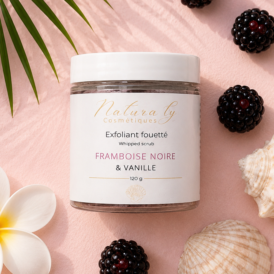Exfoliant Fouetté Framboise Noire & Vanille
