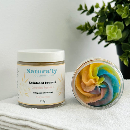 Exfoliant fouetté céréales fruitées