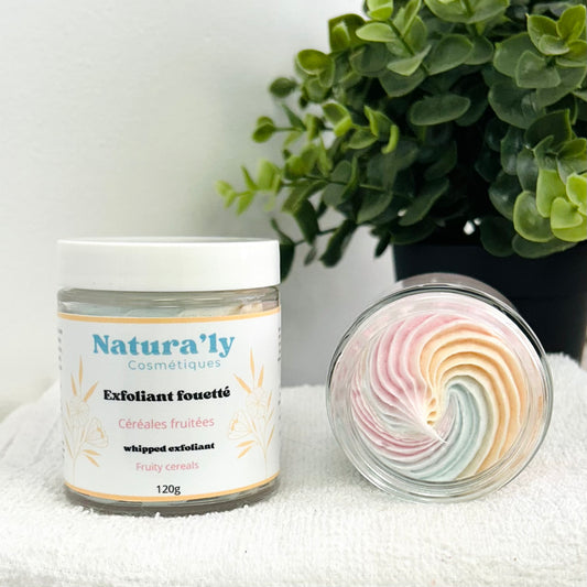 Exfoliant fouetté céréales fruitées