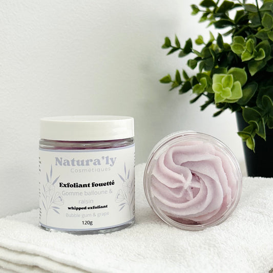 Exfoliant fouetté gomme balloune raisin🍇