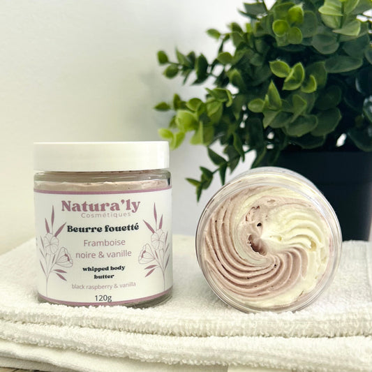 Beurre fouetté framboise noire & vanille