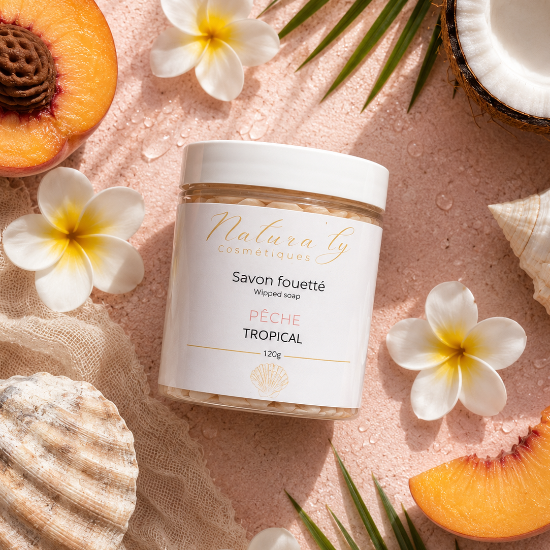 Savon Fouetté Hydratant Pêche Tropicale
