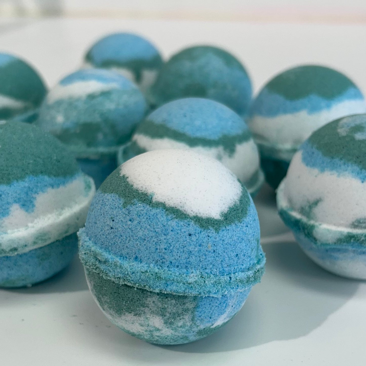 Bombe de bain|sel de mer et sauge