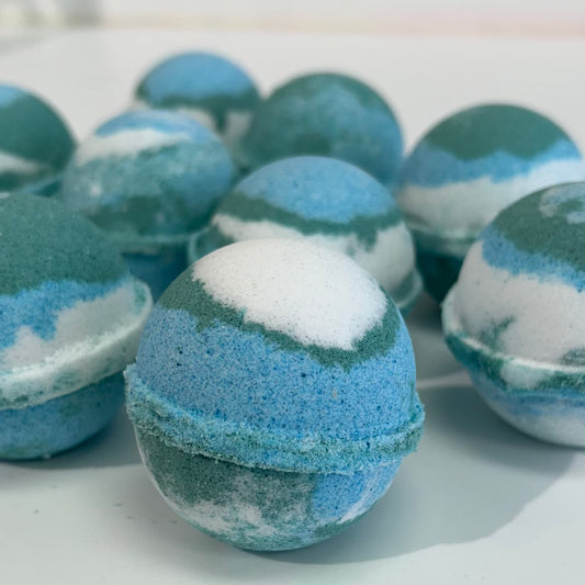 Bombe de bain|sel de mer et sauge