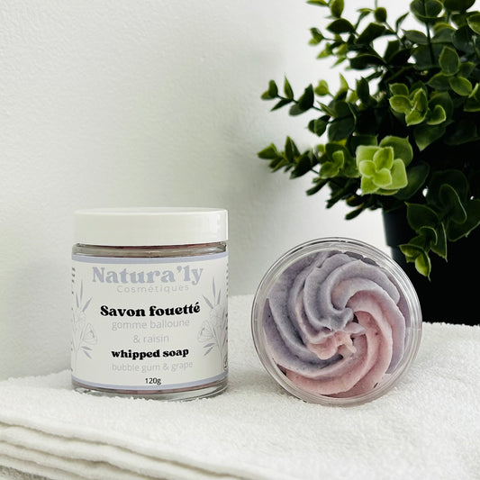 Savon fouetté gomme balloune raisin🍇