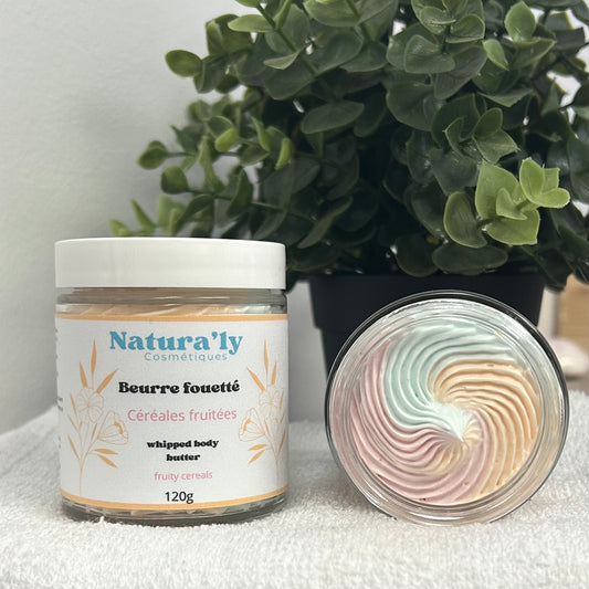 Beurre fouetté céréales fruitées