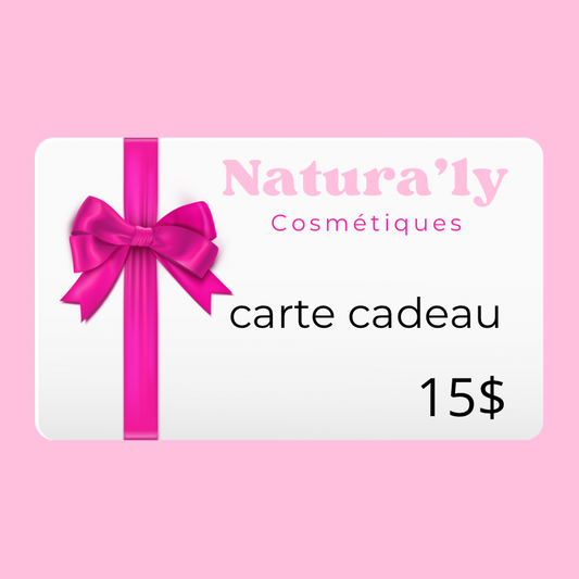 Carte cadeau numérique